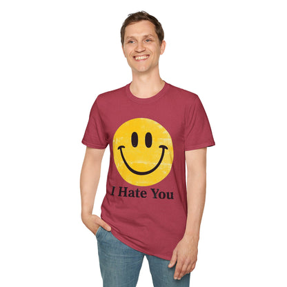 I Hate You Smiley T-Shirt