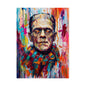 Frankenstein Color Splash Poster — Vibrant Pop Art Horror Wall Print