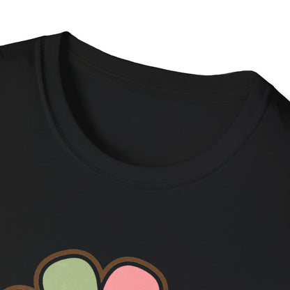 Cool Moms Club T-Shirt — Retro Floral Smiley Tee for Trendy Moms