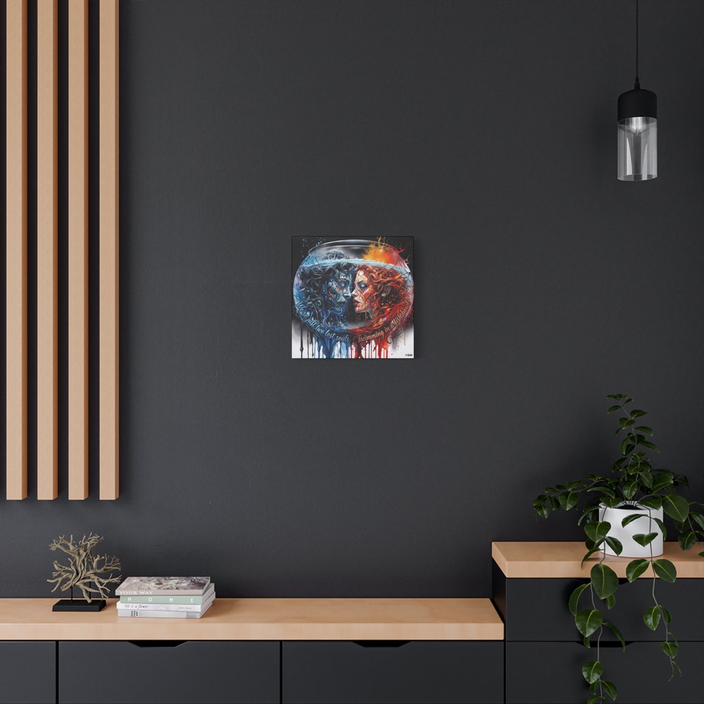 Two Lost Souls Canvas Art — Matte Stretched Canvas Print