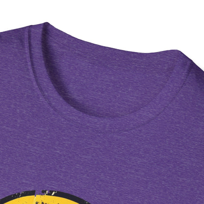 Smokin' Cool Emoji T-Shirt — Retro Grinning Face with Sunglasses & Cigar