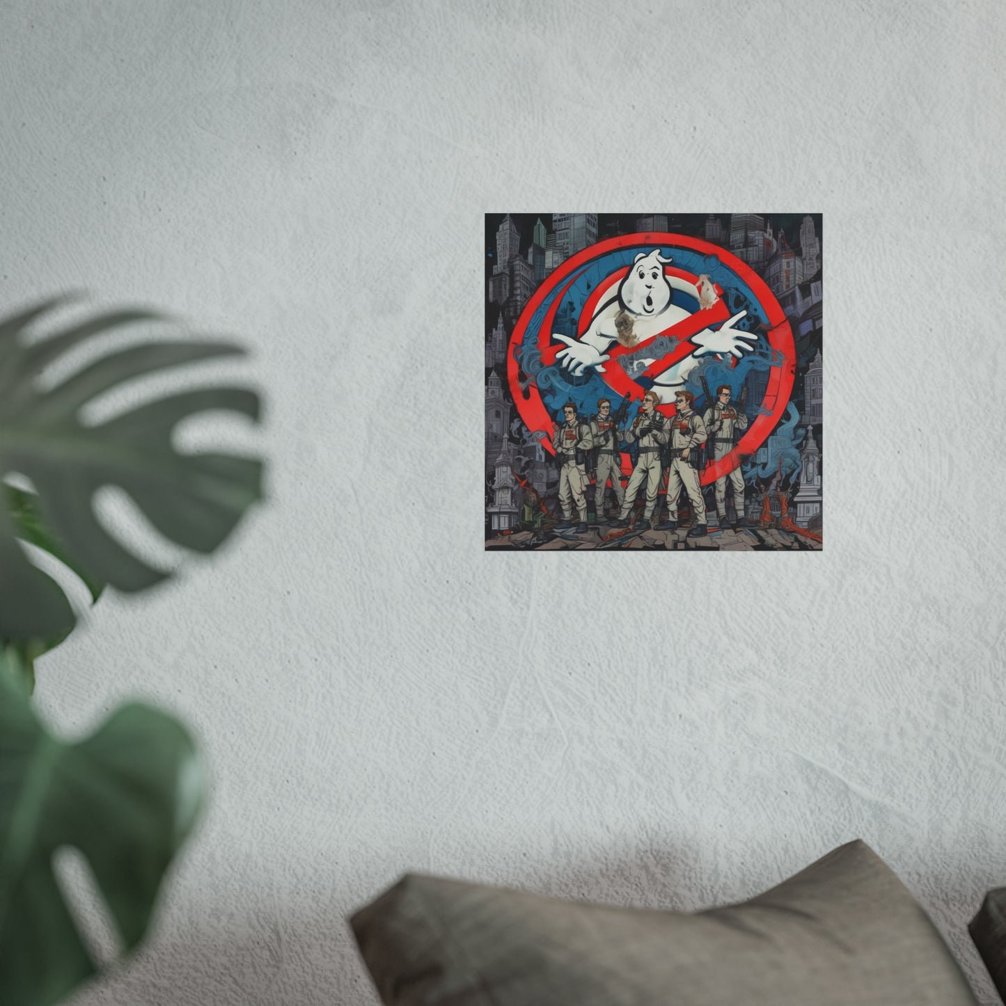 Ghostbusters Vintage Fine Art Poster Print