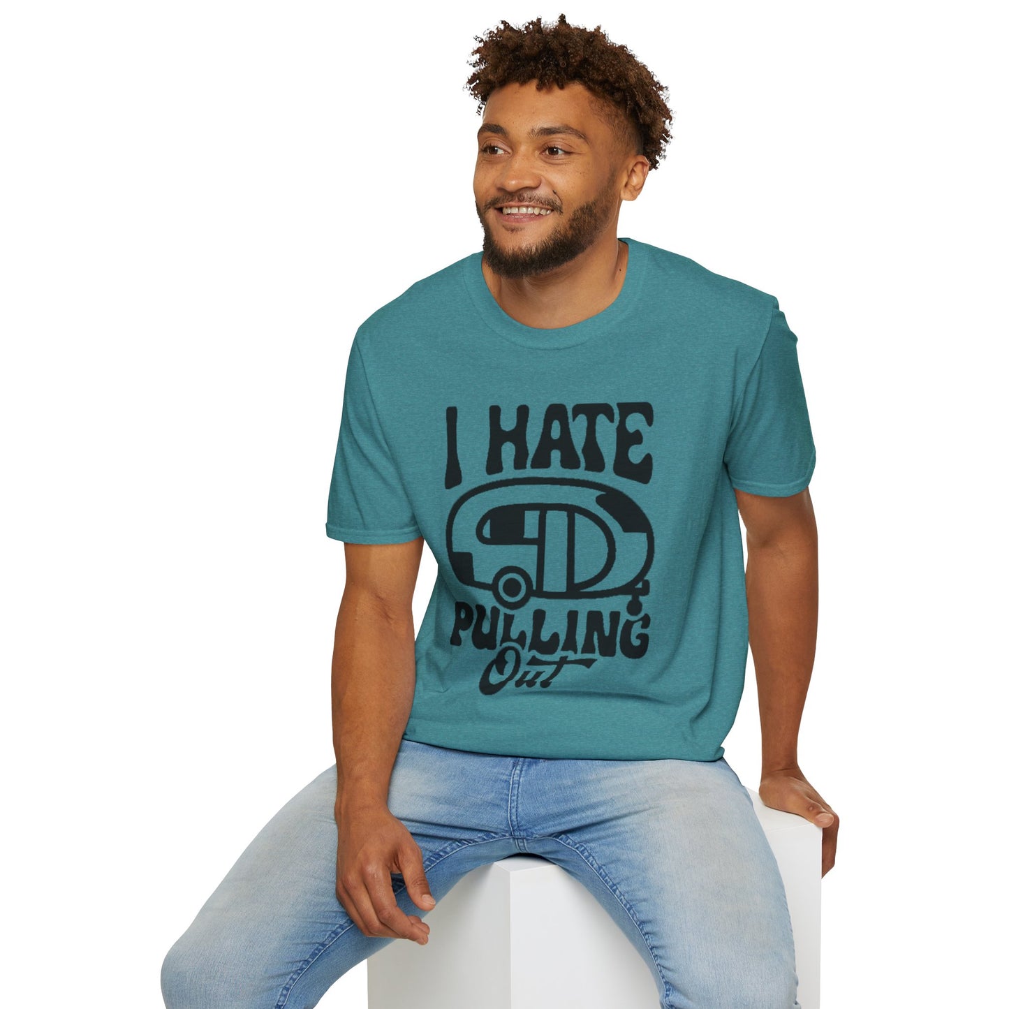T-Shirt — “I Hate Pulling Out” Camper Graphic Tee