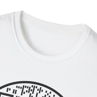 QR Code "Scan Me" T-Shirt — Interactive Novelty Shirt for Events & Gifts