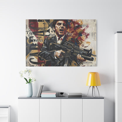 Tony's War Canvas Wall Art Print