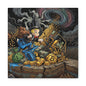 Greed Canvas Wall Art Print