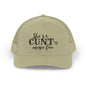 Trucker Cap — "She's a CUNTry Music Fan" Embroidered Mesh Snapback
