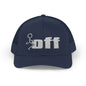 'F Off' Stick Figure Trucker Cap – Retro Distressed Snapback Hat