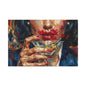 Cocktail Kiss Matte Canvas Wall Art
