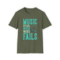 Music Speaks When Words Fail T-Shirt