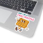 Don’t Be a Twat Waffle Sticker — Funny Retro Waffle Character Kiss-Cut Decal