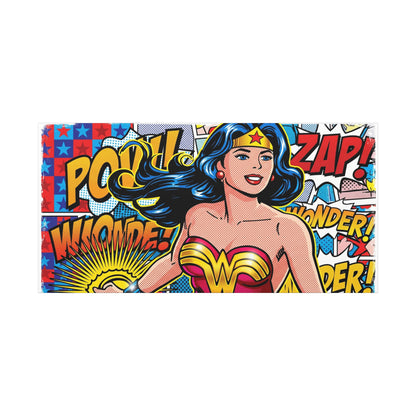 Comic Hero Abstract Canvas Wall Art — Matte Stretched 1.25"