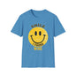 Wine Smile T-Shirt — "Smile I Found Wine" Retro Smiley Tee