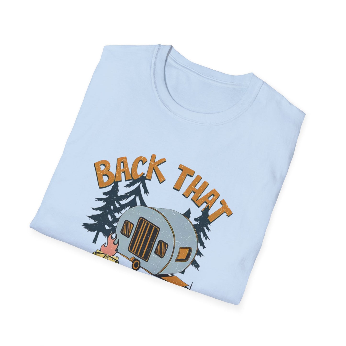 RV Camping T-Shirt — "Back That Thing Up" Retro Camper Graphic Tee