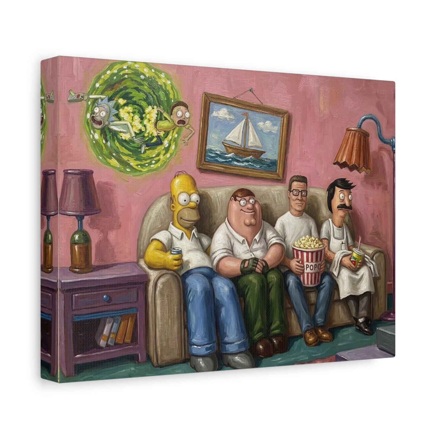 House Guest 2 Canvas Wall Art Print