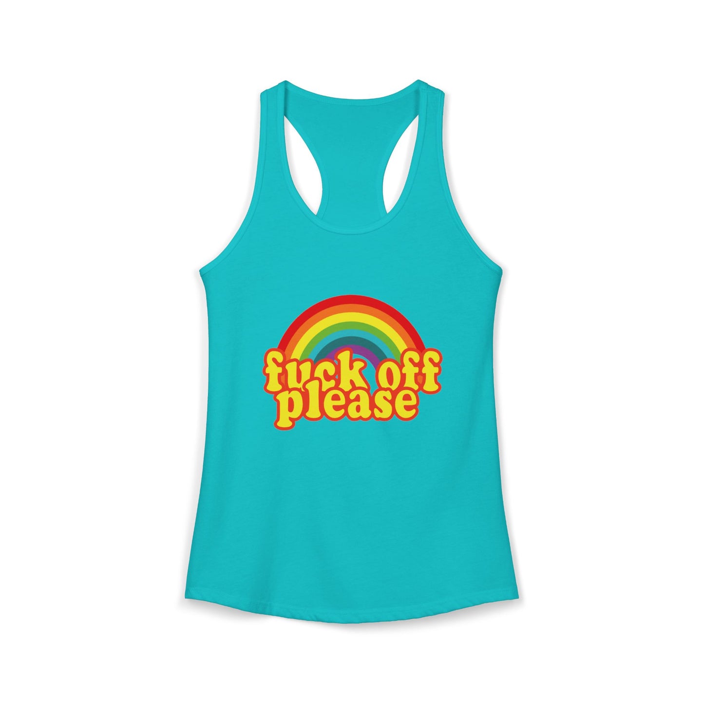 Women's Ideal "F*ck Off Please" Racerback Tank