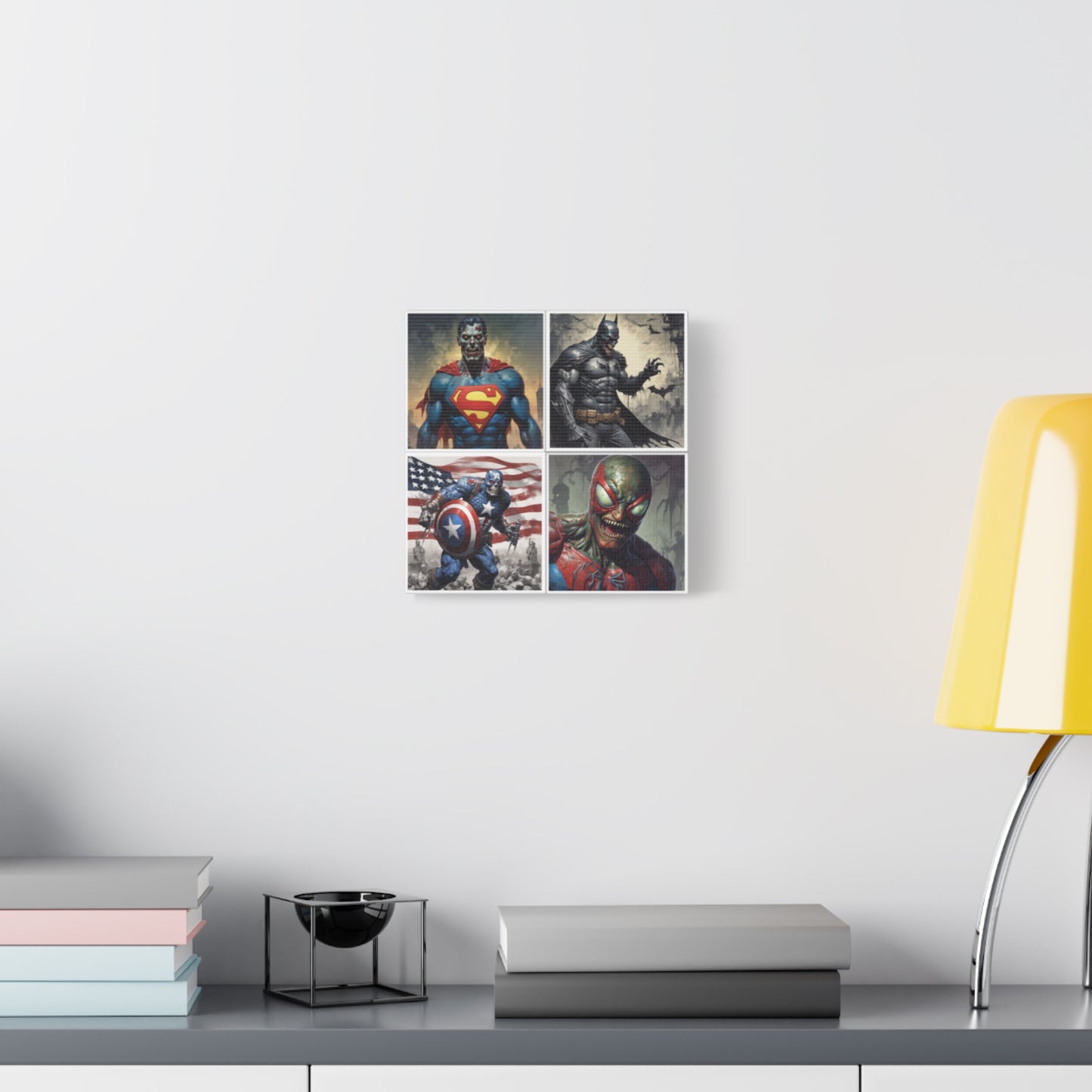 Zombie Heros Canvas Wall Art Print