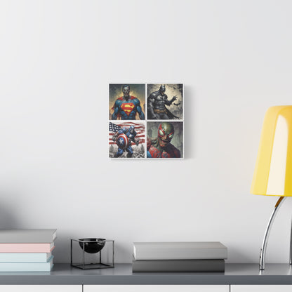 Zombie Heros Canvas Wall Art Print