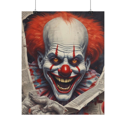 Pennywise Inspired Clown Rolled Posters