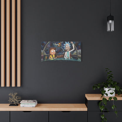 Ricks World 1 Abstract Canvas Wall Art — Matte Stretched 1.25"