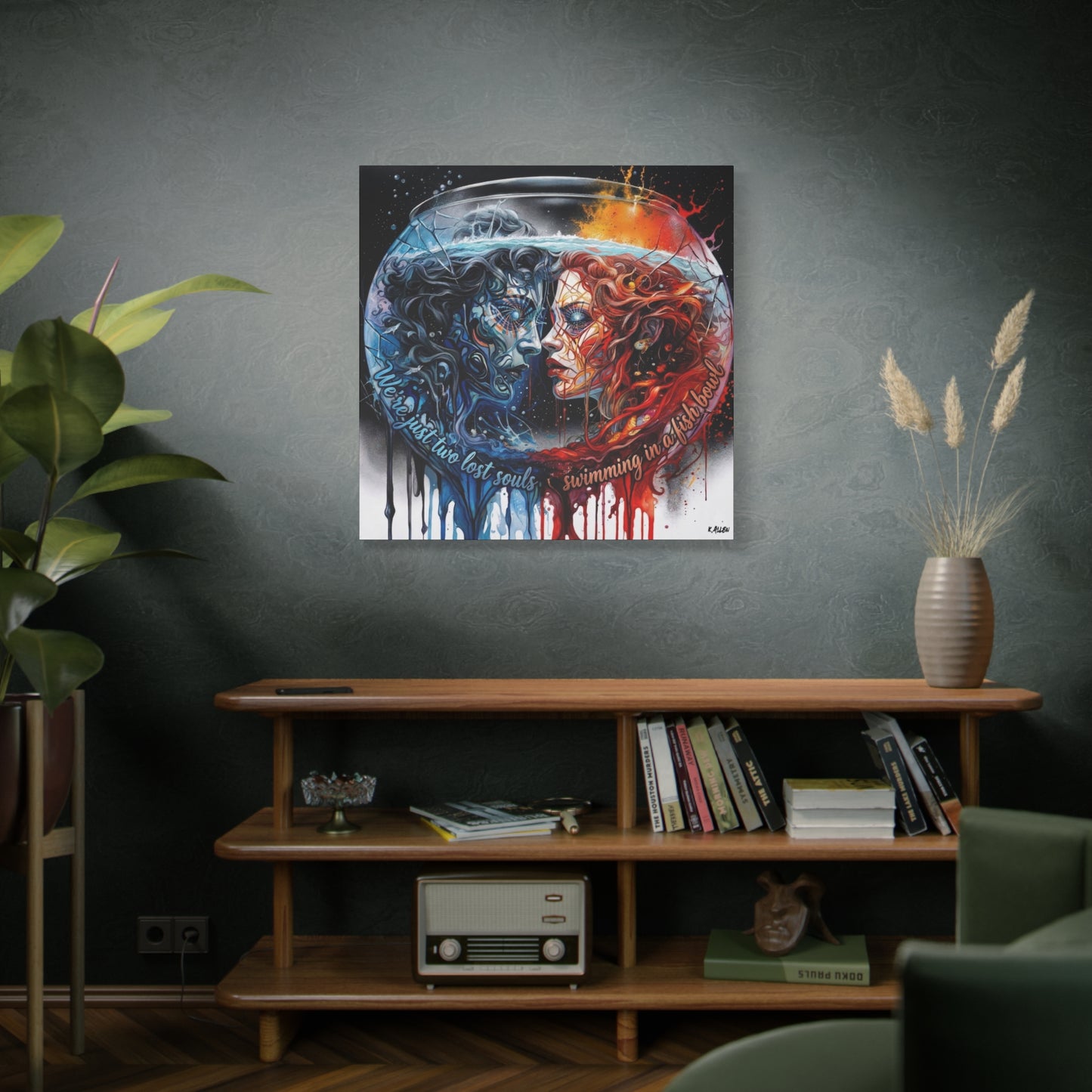 Two Lost Souls Canvas Art — Matte Stretched Canvas Print