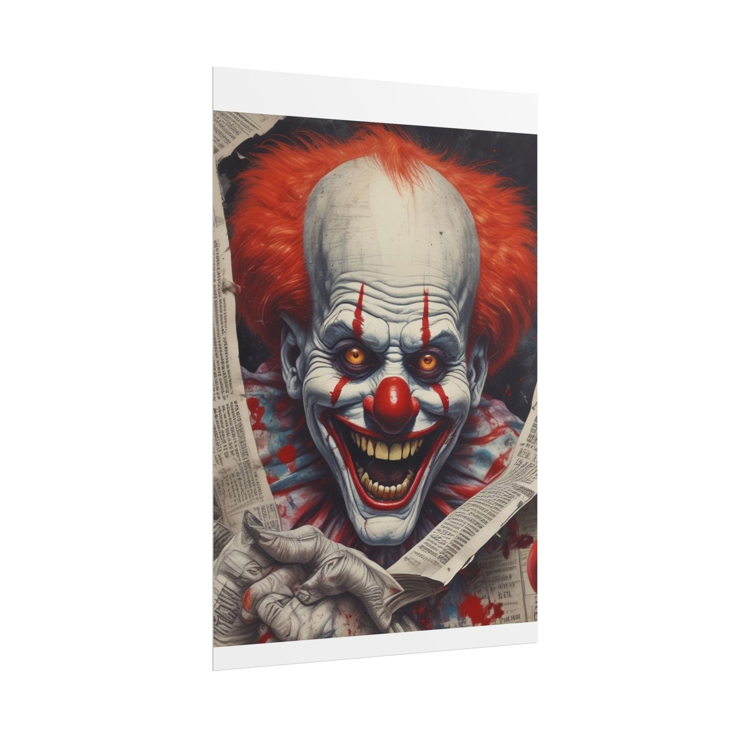 Pennywise Inspired Clown Rolled Posters