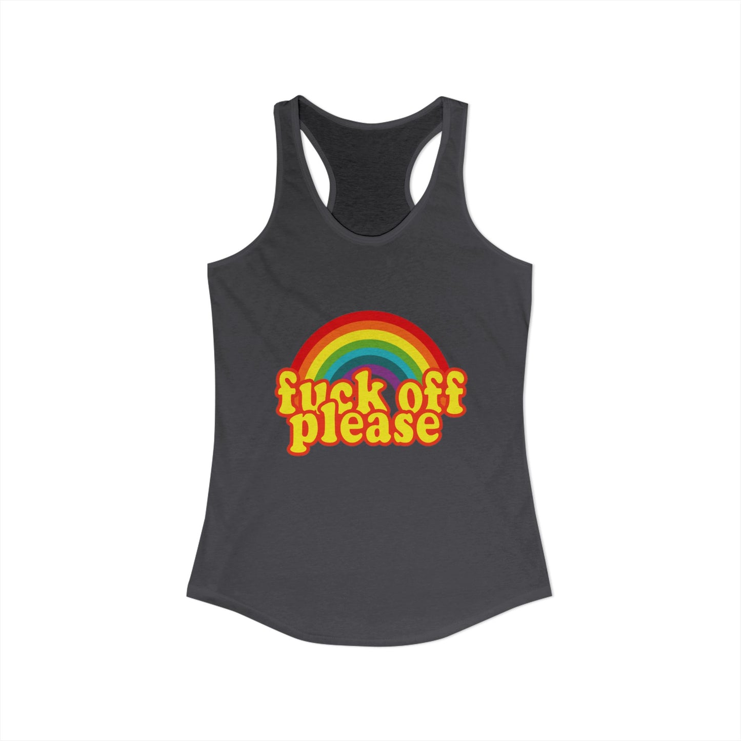 Women's Ideal "F*ck Off Please" Racerback Tank