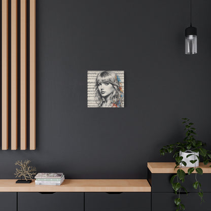 Swift Inspired - Portrait Music Canvas