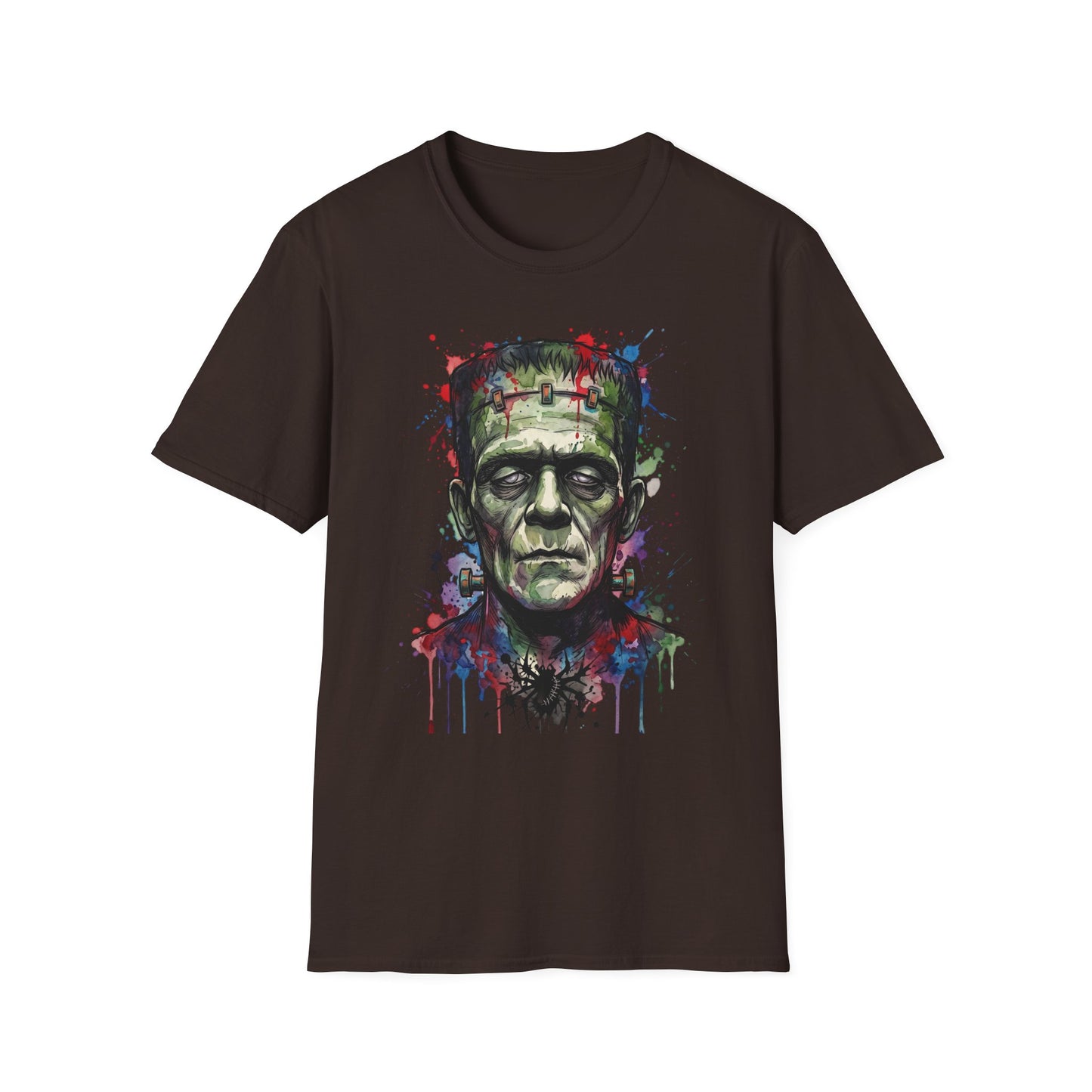 Frankenstein Watercolor Portrait T-Shirt