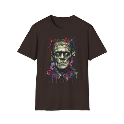 Frankenstein Watercolor Portrait T-Shirt