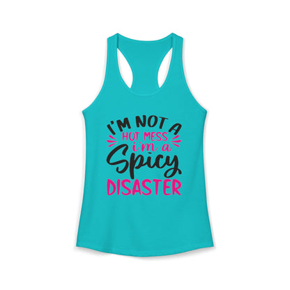 Women's Ideal "Hot Mess" Racerback Tank
