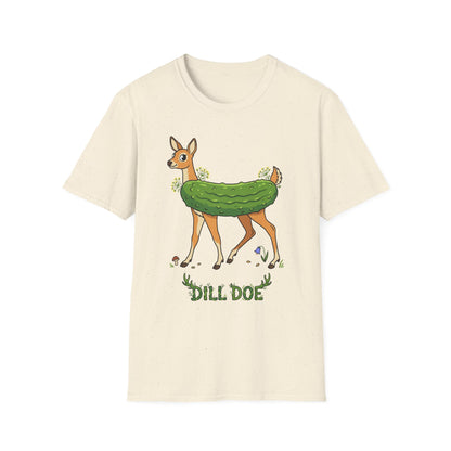 Dill Doe T‑Shirt — Cute Pickle Deer Pun Tee for Nature Lovers & Foodie Fans