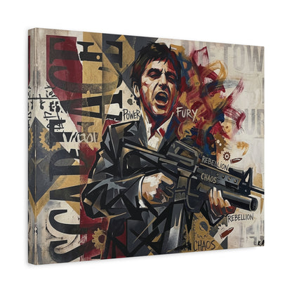 Tony's War Canvas Wall Art Print