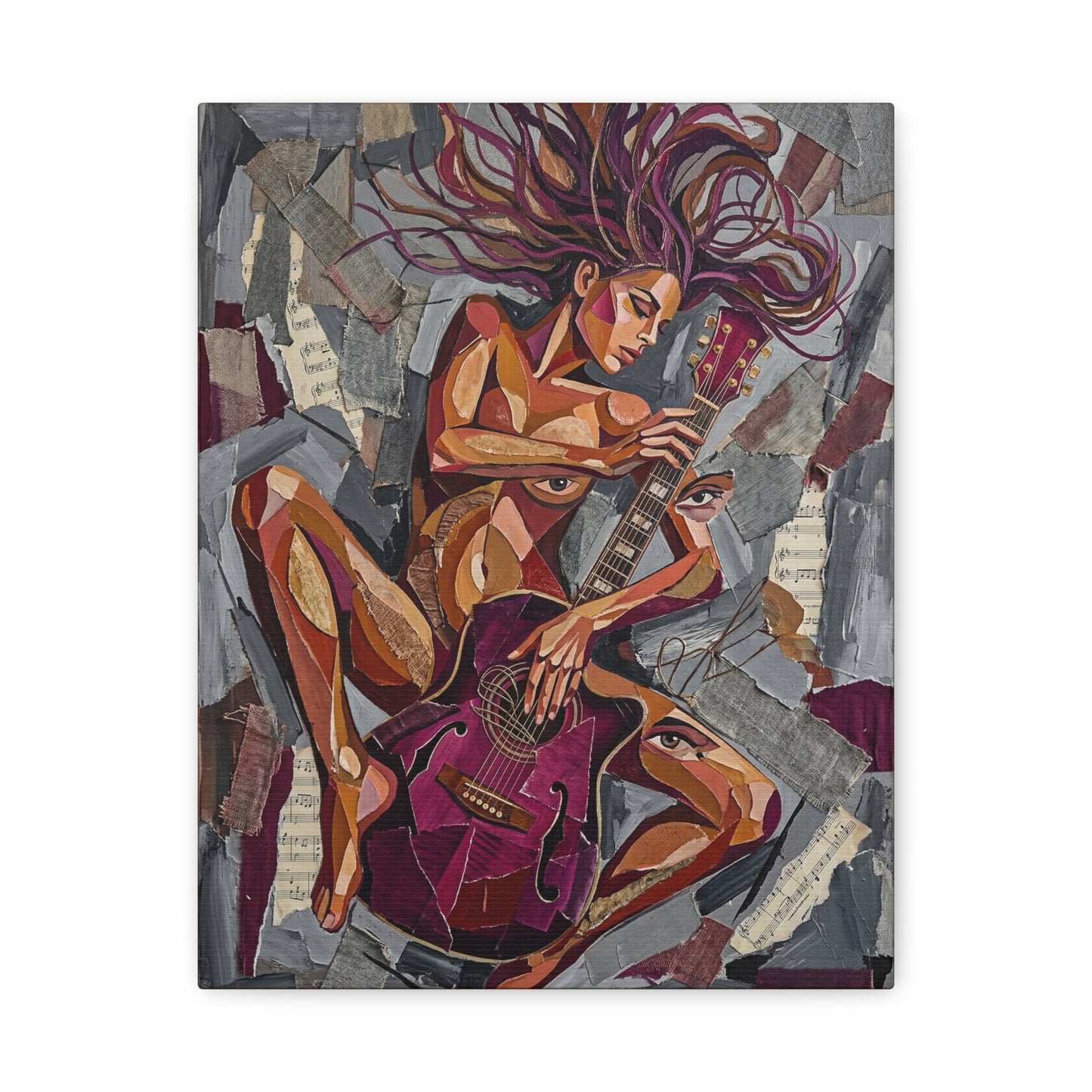 Lady Rock Canvas Art — Matte Stretched Canvas Print