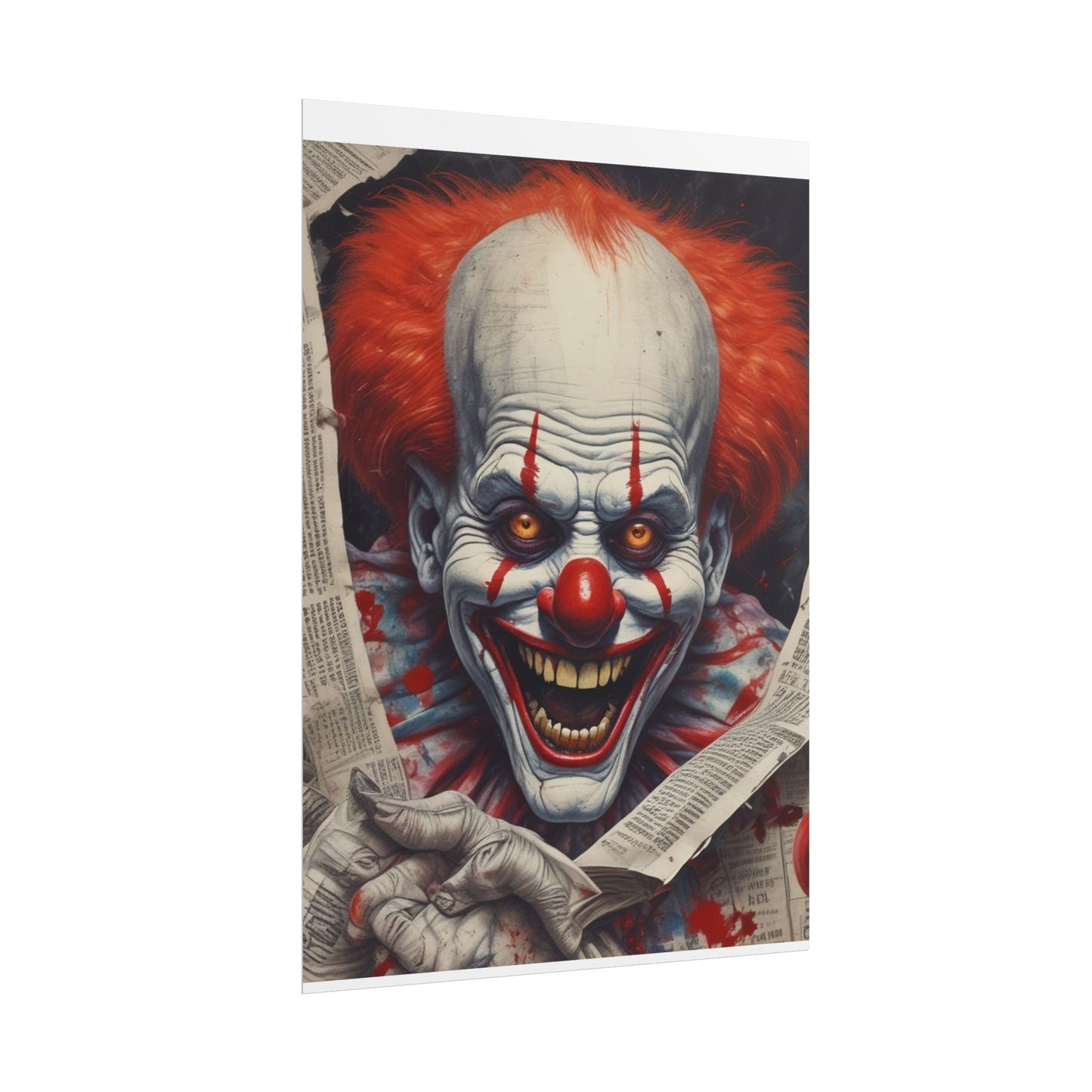 Pennywise Inspired Clown Rolled Posters