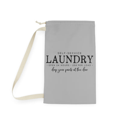 Laundry Bag – "Self-Service Laundry" Drawstring Tote for Dorms & Travel