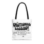Tote Bag — "Emotional Baggage" Funny Quote Tote with Daisy Vibe
