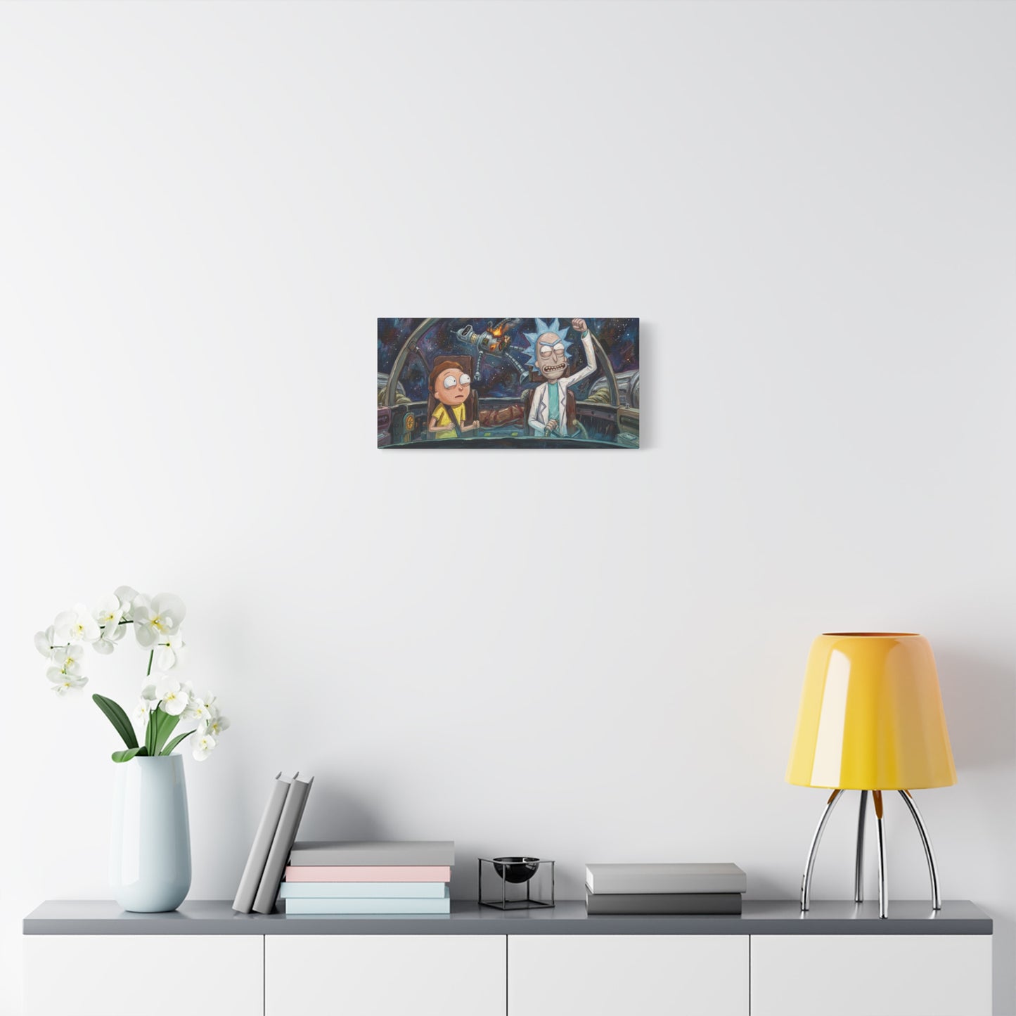Ricks World 1 Abstract Canvas Wall Art — Matte Stretched 1.25"
