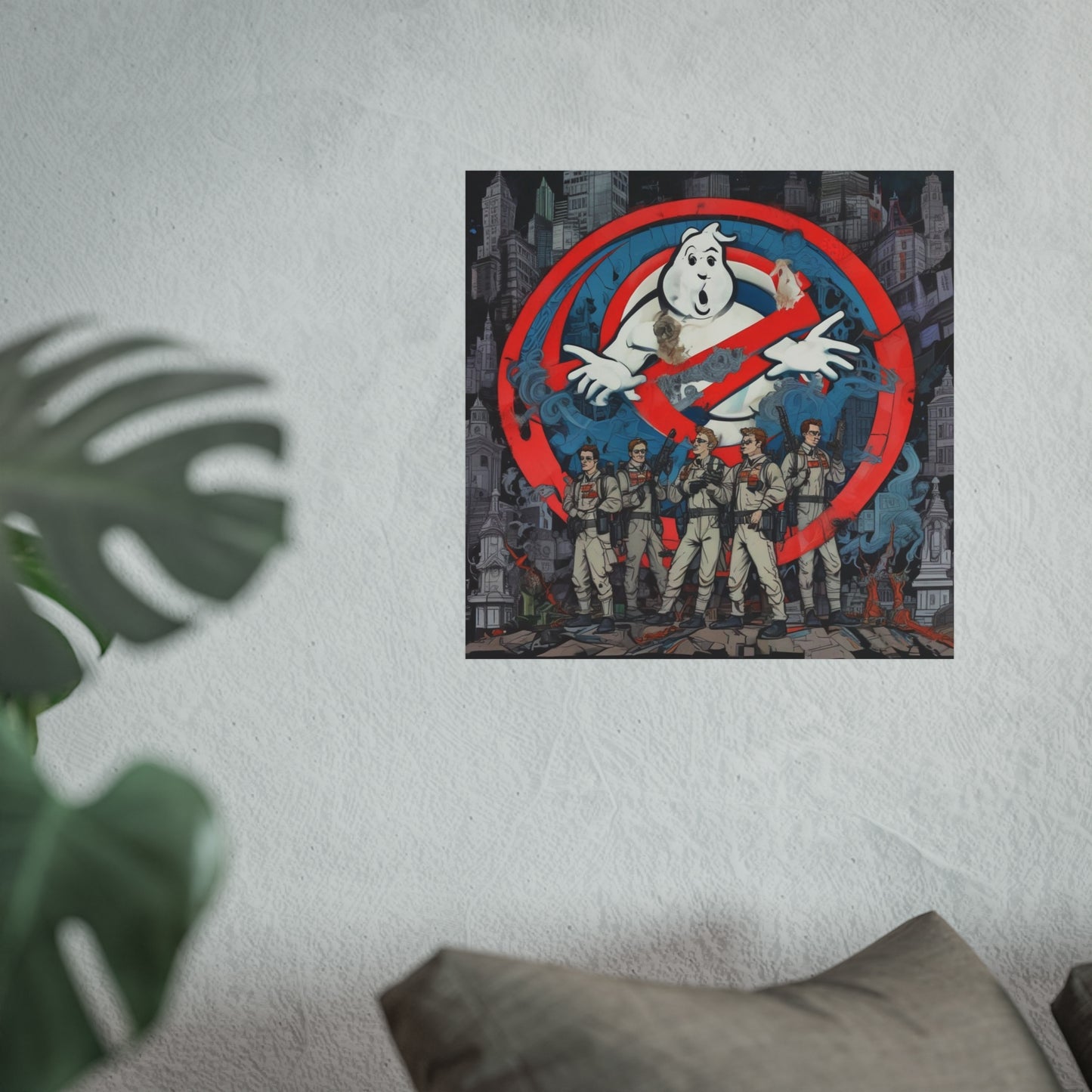 Ghostbusters Vintage Fine Art Poster Print