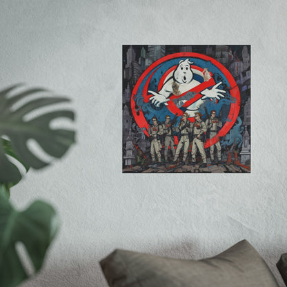 Ghostbusters Vintage Fine Art Poster Print
