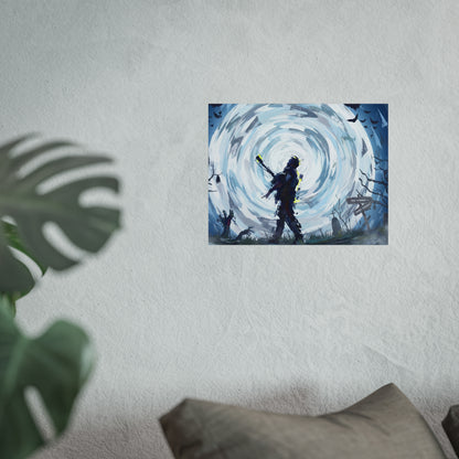 DMB Halloween Fine Art Poster Print — Rock Apocalypse Wall Art