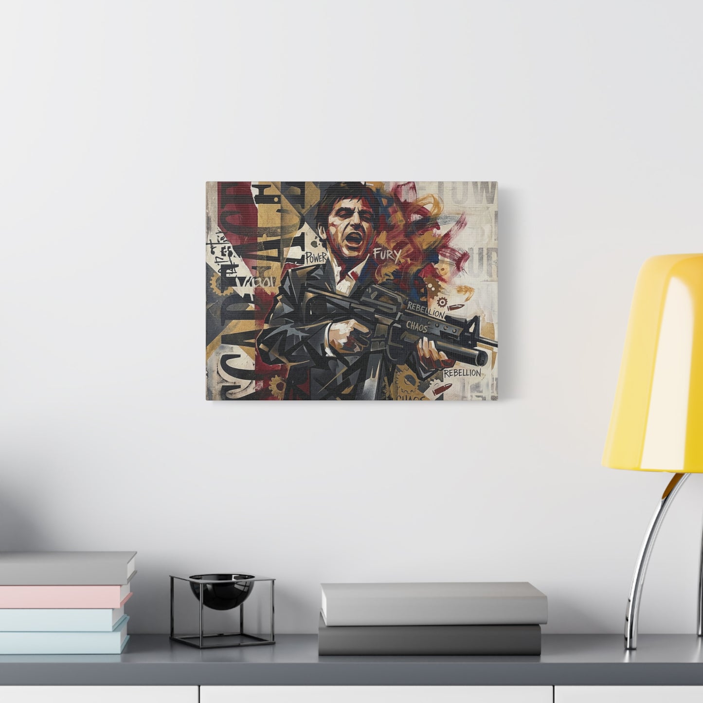Tony's War Canvas Wall Art Print