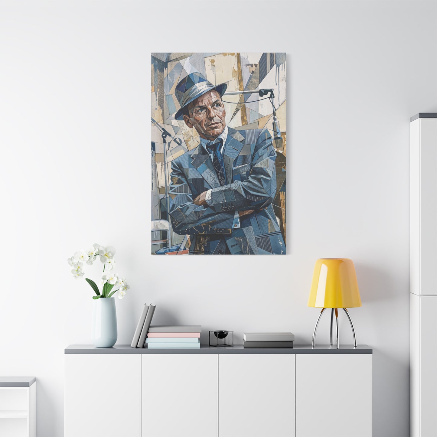 G.O.A.T Basketball Portrait Matte Canvas Wall Art, Stretched 1.25"