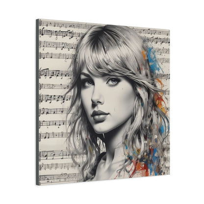 Swift Inspired - Portrait Music Canvas