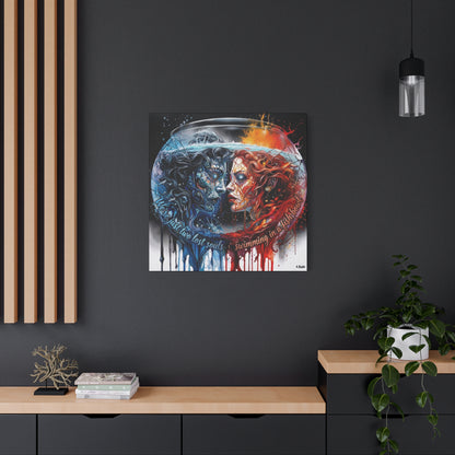 Two Lost Souls Canvas Art — Matte Stretched Canvas Print