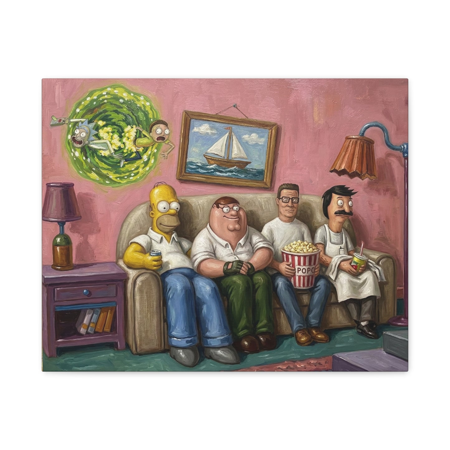 House Guest 2 Canvas Wall Art Print