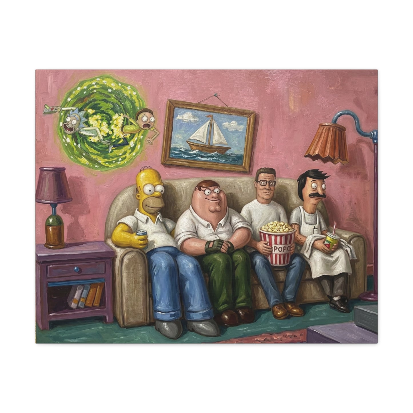 House Guest 2 Canvas Wall Art Print