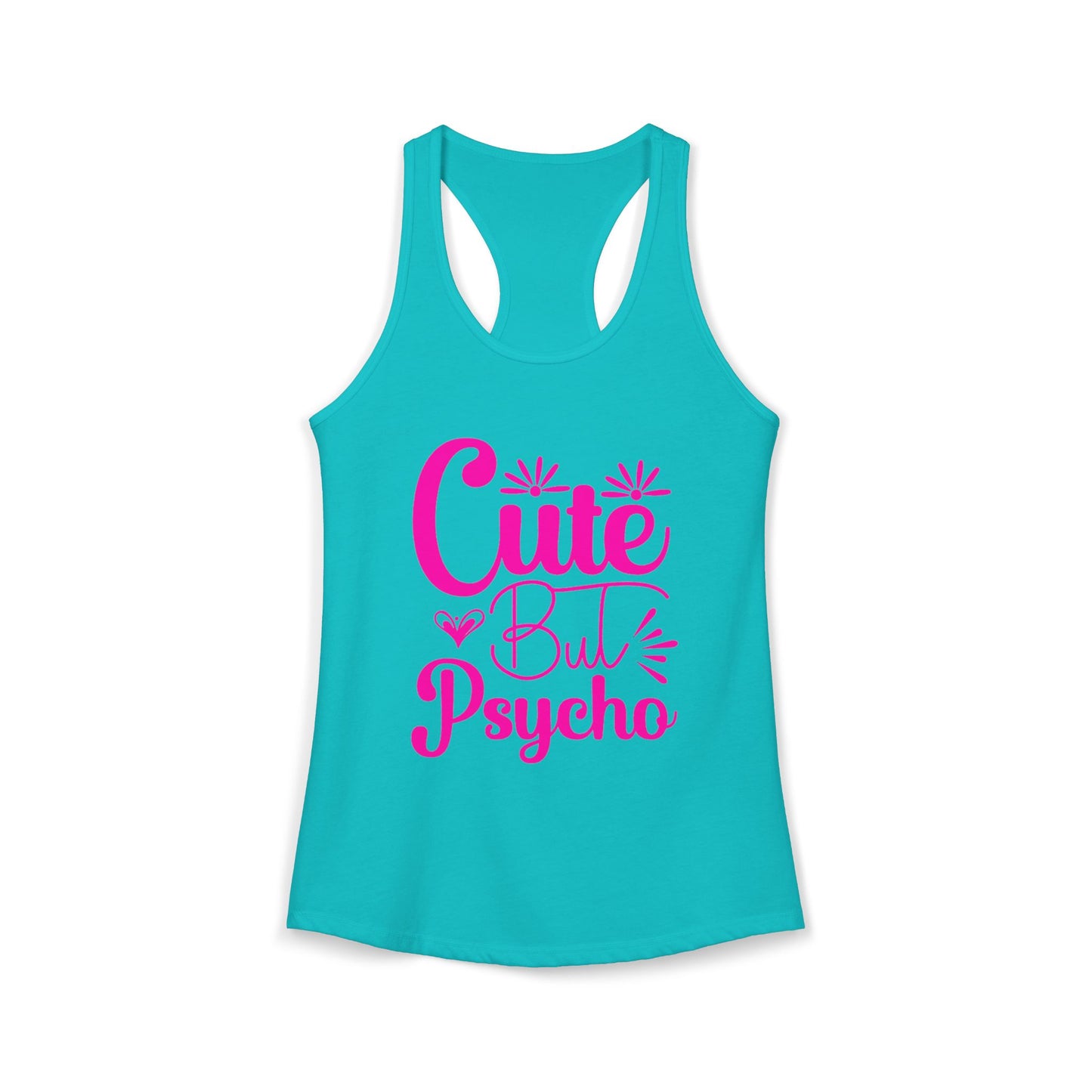 Women's Ideal "Cute Bu Psycho" Racerback Tank