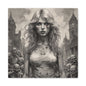 Zombie Swift Matte Canvas Wall Art — Gothic Horror Stretched Canvas