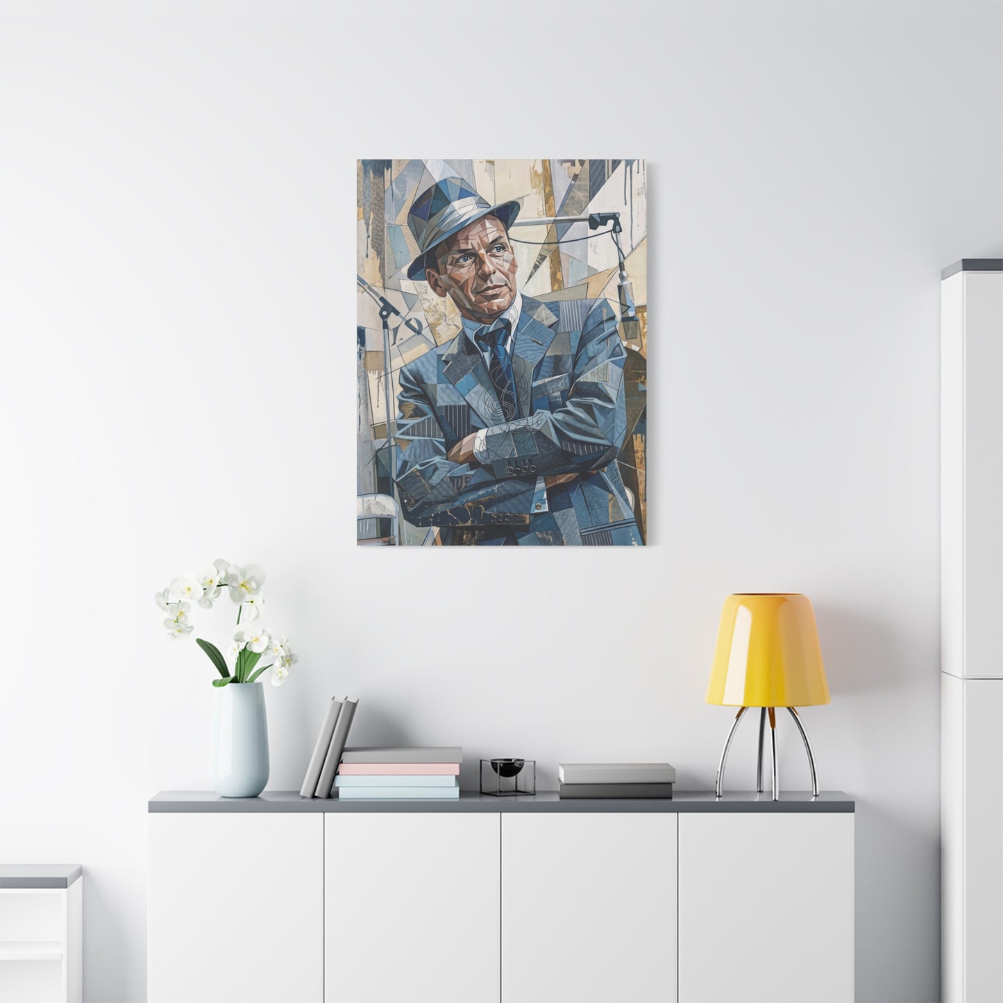 G.O.A.T Basketball Portrait Matte Canvas Wall Art, Stretched 1.25"